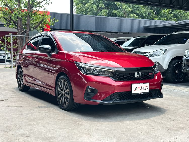 Honda City 2024 1.0 RS Sedan เบนซิน เกียร์อัตโนมัติ แดง รูปที่ 3