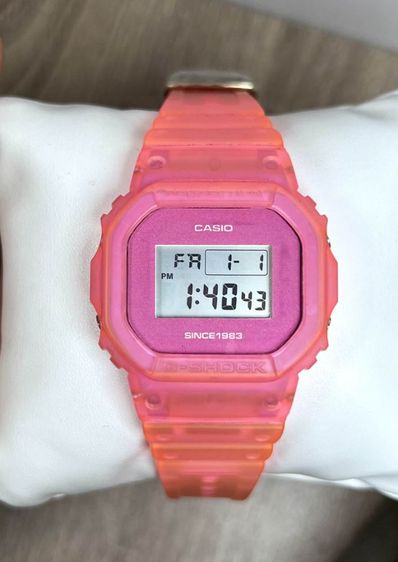 ชมพู G-Shock G shock DW5600 SG คัสต้อม สภาพมือ1 