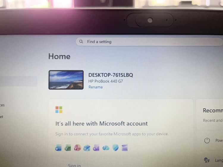 HP ProBook 440 G7 i5 gen 10 M.2 512 GB สภาพสวย แบตนาน ราคาถูกใจ รูปที่ 10