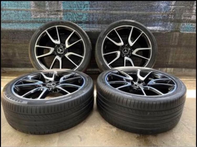 Used Mercedes Wheels and Tires (Front and Rear Set) รูปที่ 5