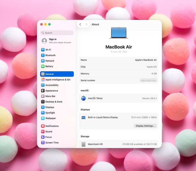 MacBook Air 15-inch M2 2023 Ram8GB SSD256GB Starlight รูปที่ 12