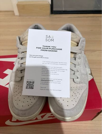 Nike Dunk Low premium Vast Grey รูปที่ 2