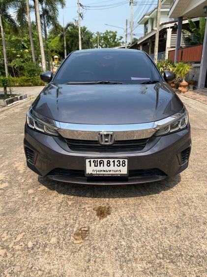 Honda City 2020 1.0 S Sedan เบนซิน ไม่ติดแก๊ส เกียร์อัตโนมัติ เทา รูปที่ 4