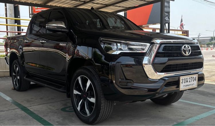 Toyota Hilux Revo 2022 Double Cab 2.4 High Prerunner Pickup ดีเซล ไม่ติดแก๊ส เกียร์ธรรมดา ดำ รูปที่ 2