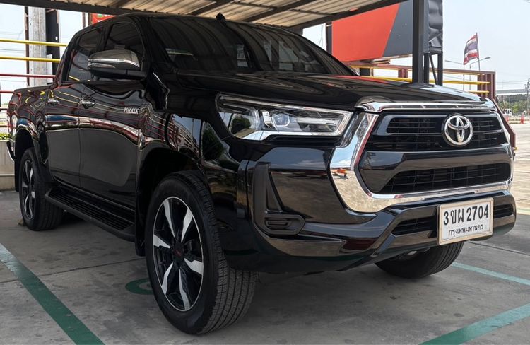 Toyota Hilux Revo 2022 Double Cab 2.4 High Prerunner Pickup ดีเซล ไม่ติดแก๊ส เกียร์ธรรมดา ดำ รูปที่ 3