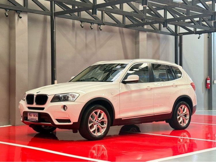 BMW X3 2012 2.0 xDrive20d 4WD Utility-car ดีเซล ไม่ติดแก๊ส เกียร์อัตโนมัติ ขาว รูปที่ 4
