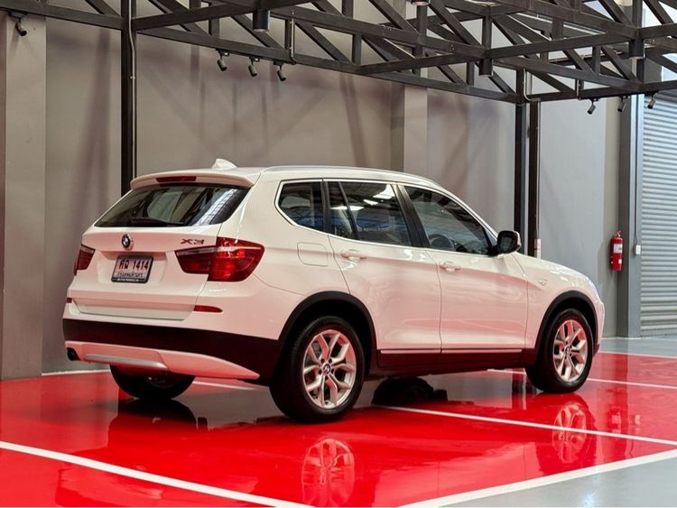 BMW X3 2012 2.0 xDrive20d 4WD Utility-car ดีเซล ไม่ติดแก๊ส เกียร์อัตโนมัติ ขาว รูปที่ 3