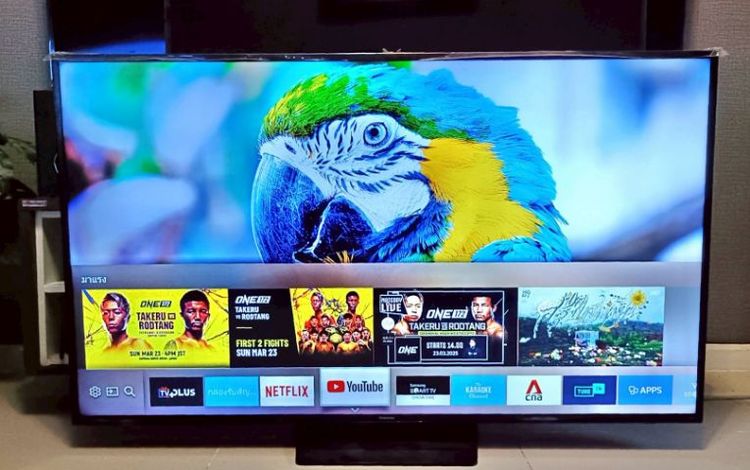 Samsung Smart TV 55 นิ้ว (series 6) อุปกรณ์ครบไม่มีตำหนิ ภาพสีโคตรสดเสียงดี
