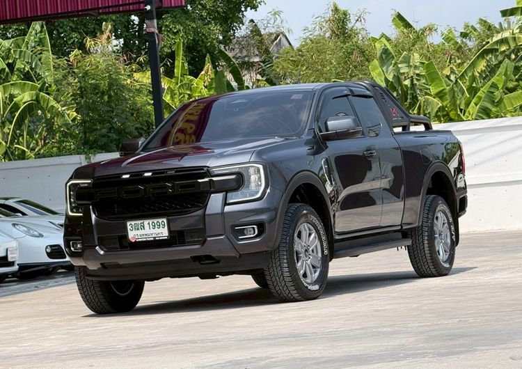 Ford Ranger 2022 2.0 Turbo Hi-Rider XLT Pickup ดีเซล ไม่ติดแก๊ส เกียร์อัตโนมัติ เทา
