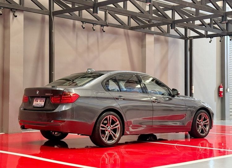 BMW Series 3 2015 320d Sedan ดีเซล ไม่ติดแก๊ส เกียร์อัตโนมัติ เทา รูปที่ 3