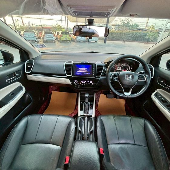 Honda City 2020 1.0 SV Sedan เบนซิน ไม่ติดแก๊ส เกียร์อัตโนมัติ ขาว รูปที่ 4