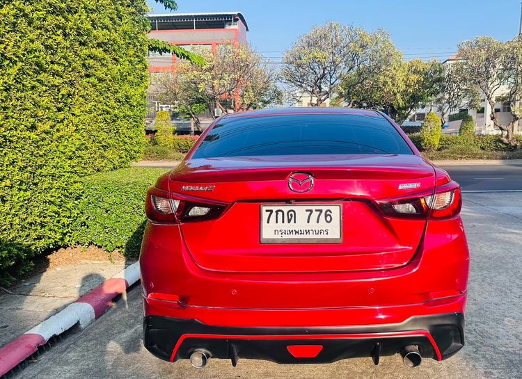 Mazda Mazda 2 2017 1.5 XD High Plus L Sedan ดีเซล ไม่ติดแก๊ส เกียร์อัตโนมัติ แดง รูปที่ 4
