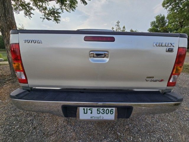 Toyota Hilux Vigo 2006 2.5 G Pickup ดีเซล ไม่ติดแก๊ส เกียร์ธรรมดา บรอนซ์เงิน รูปที่ 4