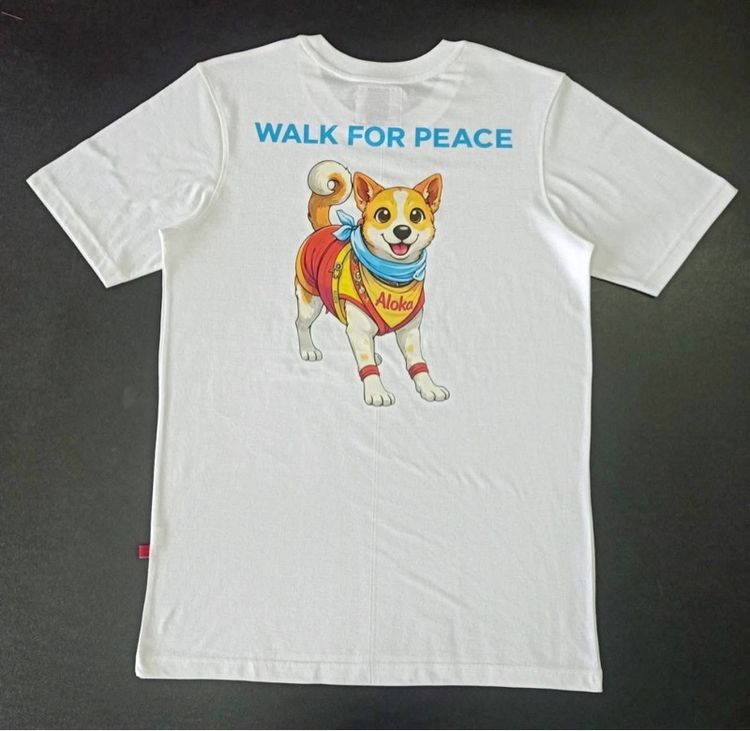 เสื้อลาย walk for peace รูปที่ 2