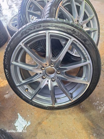 ขายล้อเบ็นซ์ Benz E-Class W213 AMG แท้ ลายก้านวี ขอบ19" พร้อมยาง ใส่ Benz ได้หลายรุ่น รูปที่ 2