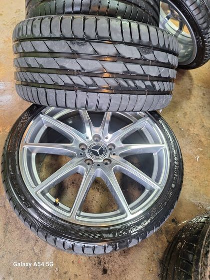 ขายล้อเบ็นซ์ Benz E-Class W213 AMG แท้ ลายก้านวี ขอบ19" พร้อมยาง ใส่ Benz ได้หลายรุ่น รูปที่ 4