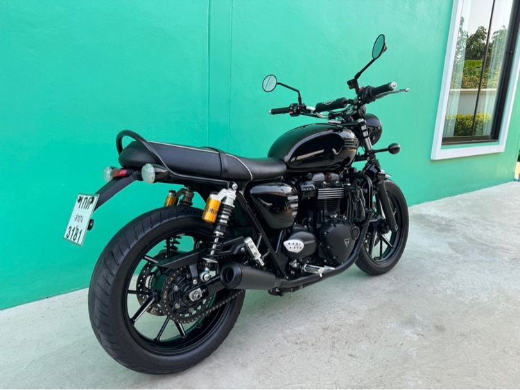 Triumph street twin 900 ปี19จด20 สีดำ  รูปที่ 3