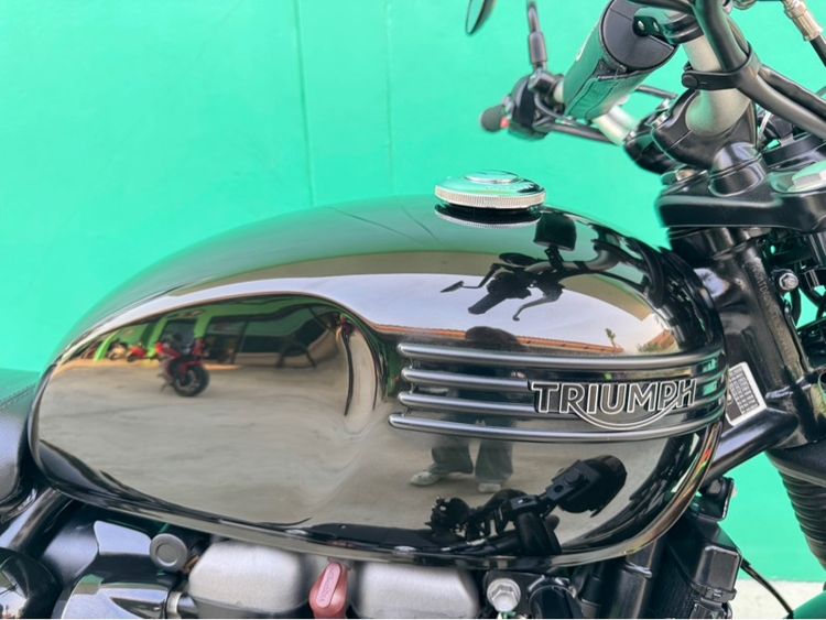 Triumph street twin 900 ปี19จด20 สีดำ  รูปที่ 4
