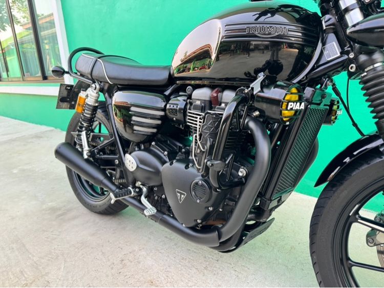 Triumph street twin 900 ปี19จด20 สีดำ  รูปที่ 8