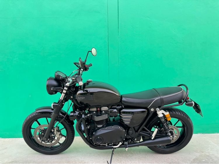 Triumph street twin 900 ปี19จด20 สีดำ  รูปที่ 18