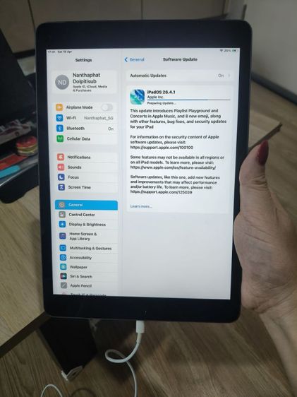 Ipad Gen9 Wifi Sim 64gb มือ2 
 ประกันหมด  
 รูปที่ 4