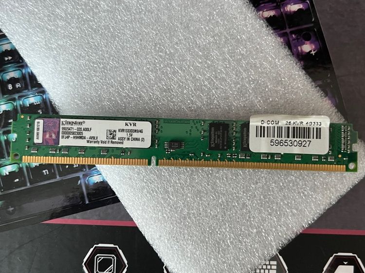 ที่เก็บข้อมูลและเมมโมรี่การ์ด RAM Kingston DDR3 4GB มือสอง สภาพดี