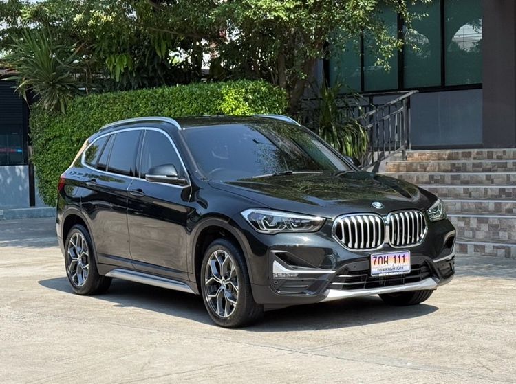 BMW X1 2021 2.0 sDrive20d xLine Utility-car ดีเซล ไม่ติดแก๊ส เกียร์อัตโนมัติ ดำ