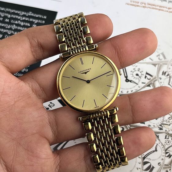 Longines La Grande Classique  L4 6352 Quartz Swiss Gold Dial  รูปที่ 4
