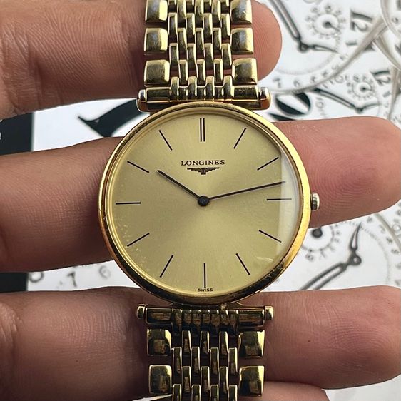 Longines La Grande Classique  L4 6352 Quartz Swiss Gold Dial  รูปที่ 3