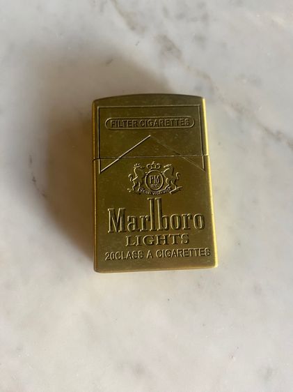 ไฟแช็กMarlboro ทองเหลือง 