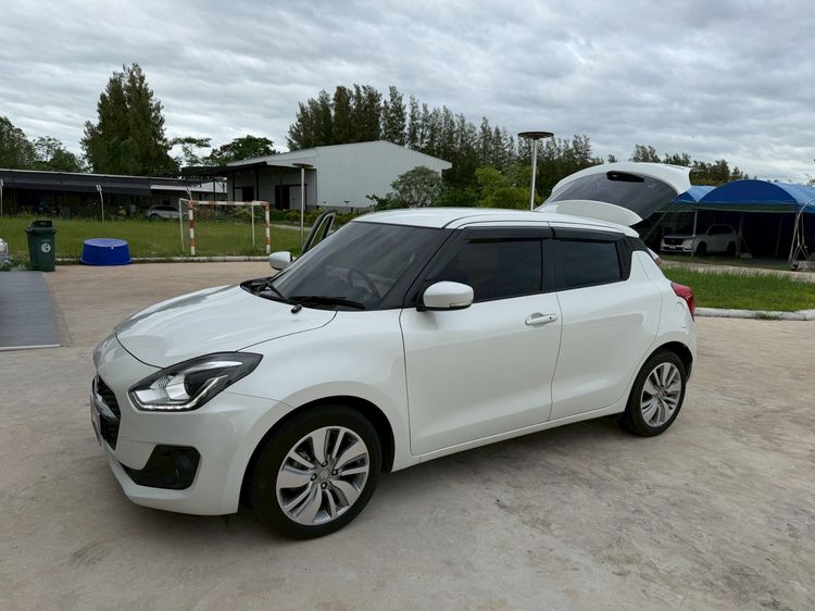 Suzuki Swift 2021 1.2 GLX Sedan เบนซิน ไม่ติดแก๊ส เกียร์อัตโนมัติ ขาว รูปที่ 2