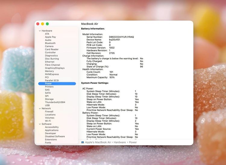 MacBook Air 13-inch M1,2020 Ram8GB SSD256GB Gold รูปที่ 14