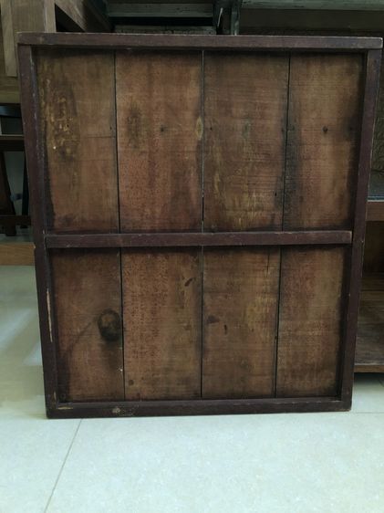 โต๊ะจีนไม้สัก ทรงเหลี่ยม โต๊ะเตี้ย ใช้งานได้ปกติ สภาพเก่าตามเวลา รูปที่ 8