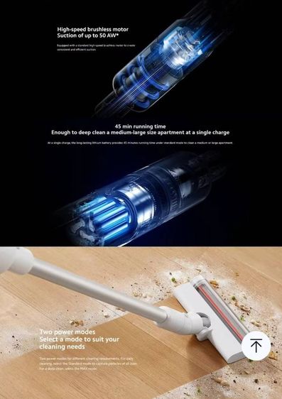 (SALE) Mi Vacuum Cleaner Light (White) เครื่องดูดฝุ่นไร้สาย ใหม่แกะกล่อง ลดราคา รูปที่ 17