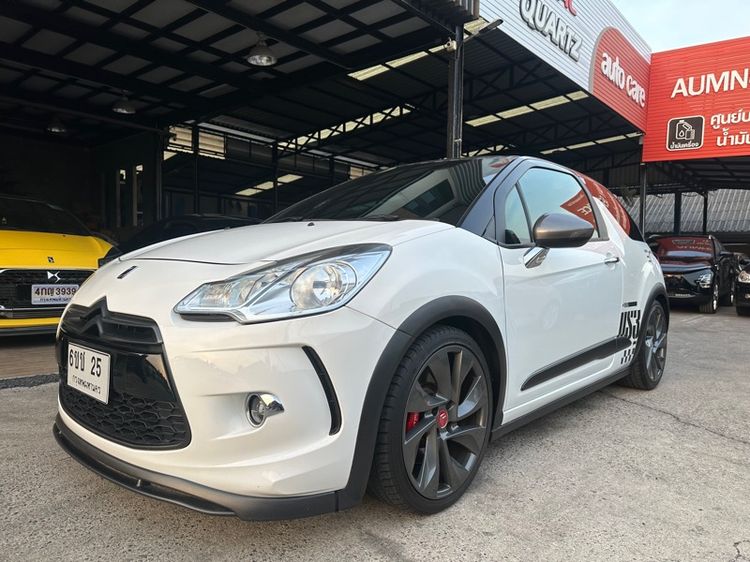 Citroen DS3 2013 1.6 So Chic E เบนซิน ไม่ติดแก๊ส เกียร์ธรรมดา ขาว รูปที่ 2
