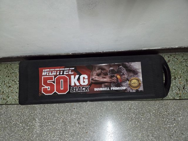 ชุดดัมเบล IRONTEC 50KG สีดำ รูปที่ 2