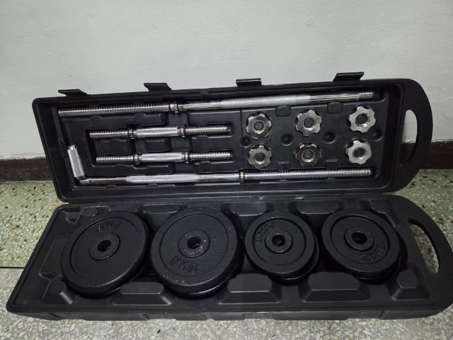 ไม่ระบุ ยกน้ำหนัก / เวท เทรนนิ่ง อื่นๆ ชุดดัมเบล IRONTEC 50KG สีดำ