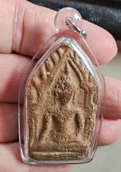 ขุนแผนบ้านกร่างสุพรรณบุรี พิมพ์ห้าเหลี่ยมอกเล็ก รูปที่ 3