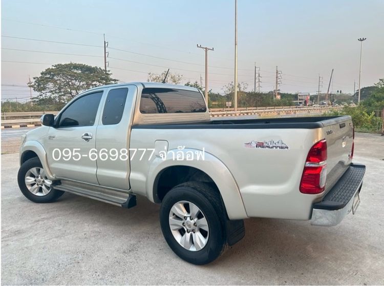 Toyota Hilux Vigo Champ 2012 Smart Cab 2.5 E VNT Prerunner Pickup ดีเซล ไม่ติดแก๊ส เกียร์ธรรมดา เทา รูปที่ 3