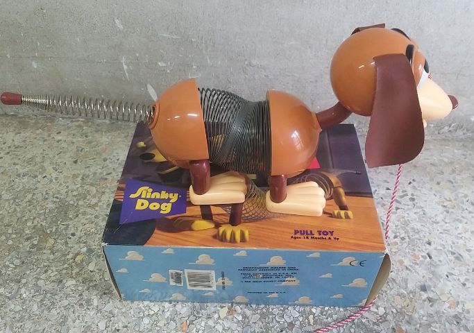 สุนัขสปริง Slinky Dog รุ่นแรก ปี 1995 พร้อมกล่อง รูปที่ 4