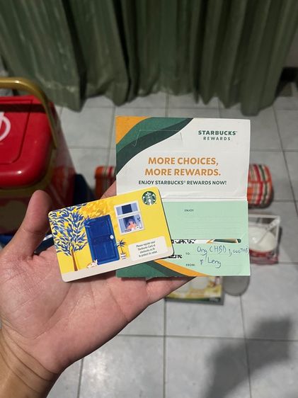บัตรสตาร์บัค พร้อมเงินในบัตร