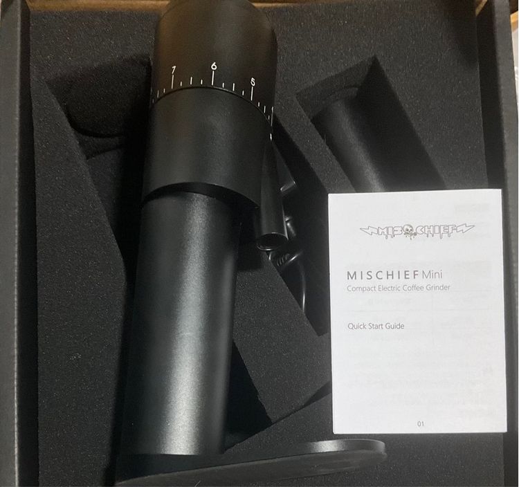 mischief C40 mini เครื่องบดเมล็ดกาแฟไฟฟ้า มือสอง หมดประกัน สภาพดี ส่งฟรี Flash express รูปที่ 2