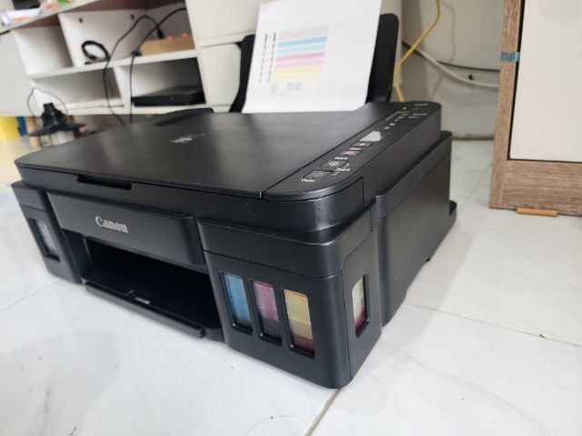ปริ้นเตอร์ canon g3010 ระบบwifi2ระบบ แท็งค์หมึกแท้โรงงาน สภาพดี การทำงานปกติ สีออกครบ ปริ้นคมชัด พร้อมใช้งานงาน รูปที่ 4