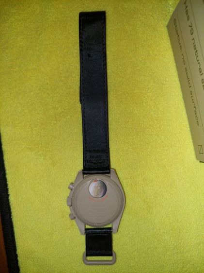 นาฬิกา Omega Swatch Jupiter หน้าปัดมีรอยตำแหน่ง 9 นาฬิกา สายสภาพดี รูปที่ 3