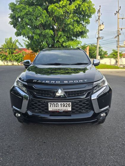 Mitsubishi Pajero Sport 2019 2.4 GT Premium Elite Edition 4WD Utility-car ดีเซล ไม่ติดแก๊ส เกียร์อัตโนมัติ ดำ รูปที่ 4