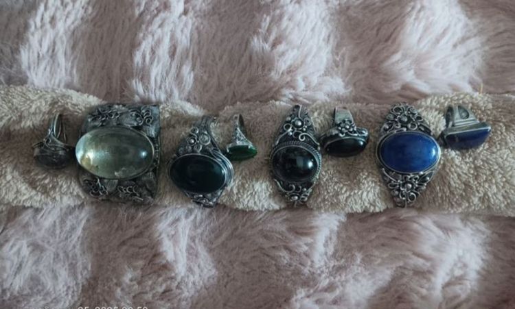 ขายแหวนเงิน1900-กำไลเงินประดับหินนำโชค3900 รูปที่ 2