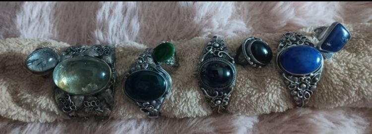 ขายแหวนเงิน1900-กำไลเงินประดับหินนำโชค3900