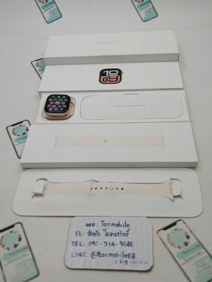 ขาย เทิร์น Apple Watch Series 10 46 mm Gps Rose Gold ศูนย์ไทย สภาพสวย อุปกรณ์ครบยกกล่อง สุขภาพแบต 100 เพียง 6,990 บาท ครับ