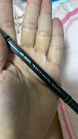 คันเบ็ด ashino mainstay  MS-862ML ยาว 8ฟุต6นิ้ว 2ท่อน ใช้ครั้งเดียวซื้อมาตกเล่นตอนไปเที่ยว รูปที่ 3