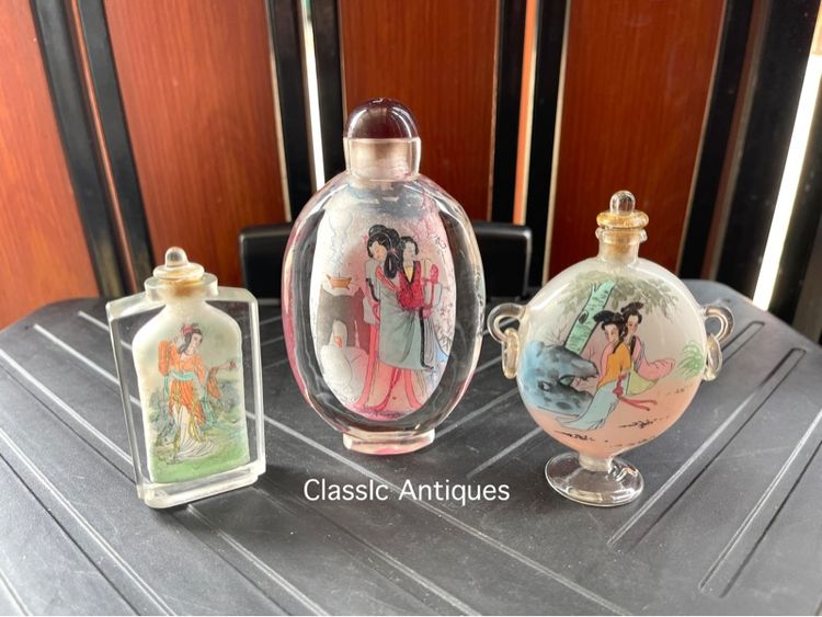 ขวดยานัตถ์ แก้วเก่าสะสม